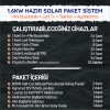 1.6KW HAZIR SOLAR PAKET SİSTEM