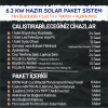 6.2 KW HAZIR SOLAR PAKET SİSTEM